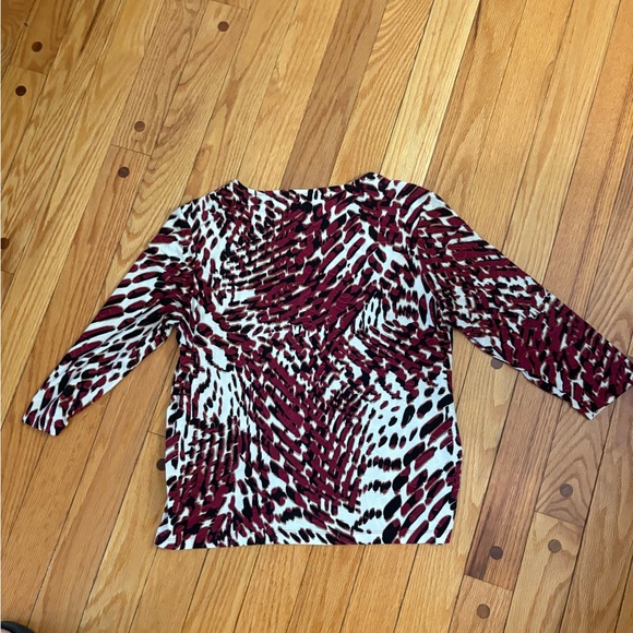 JM Collection Multicolor Patterned Tops - Picture 6 of 6
